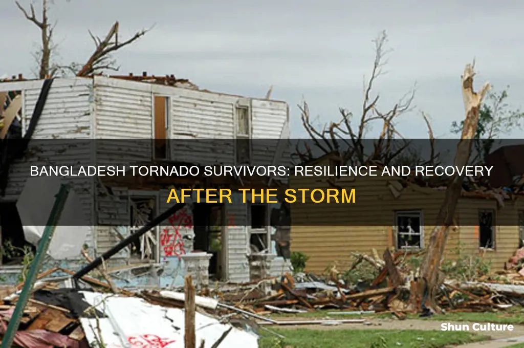 how did people affected by the bangladesh tornado recover