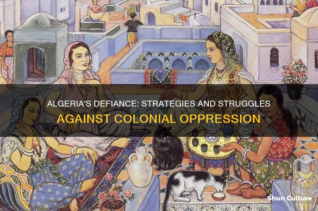 how did people in algeria resist colonization