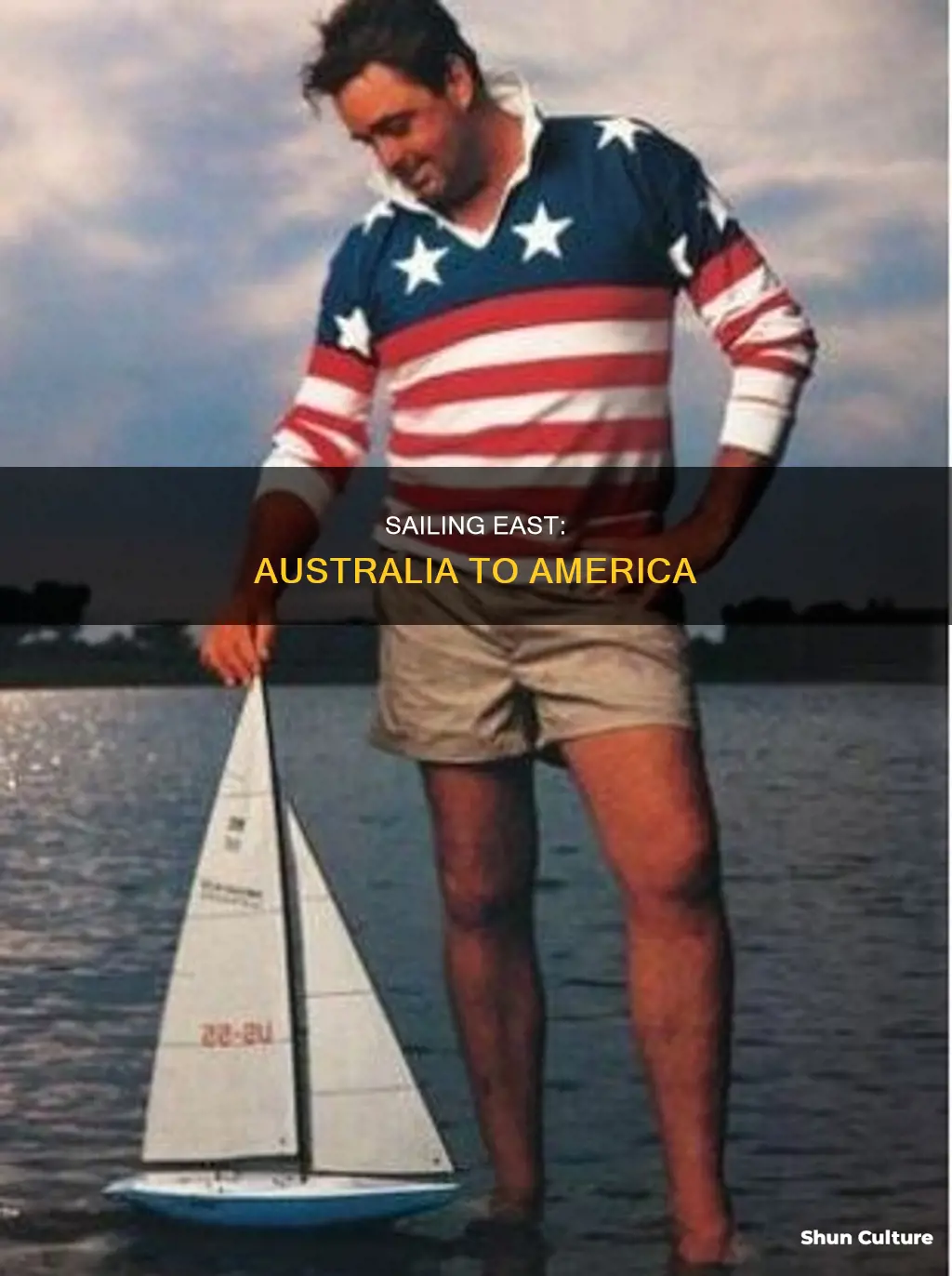 how did people sail from australia to america