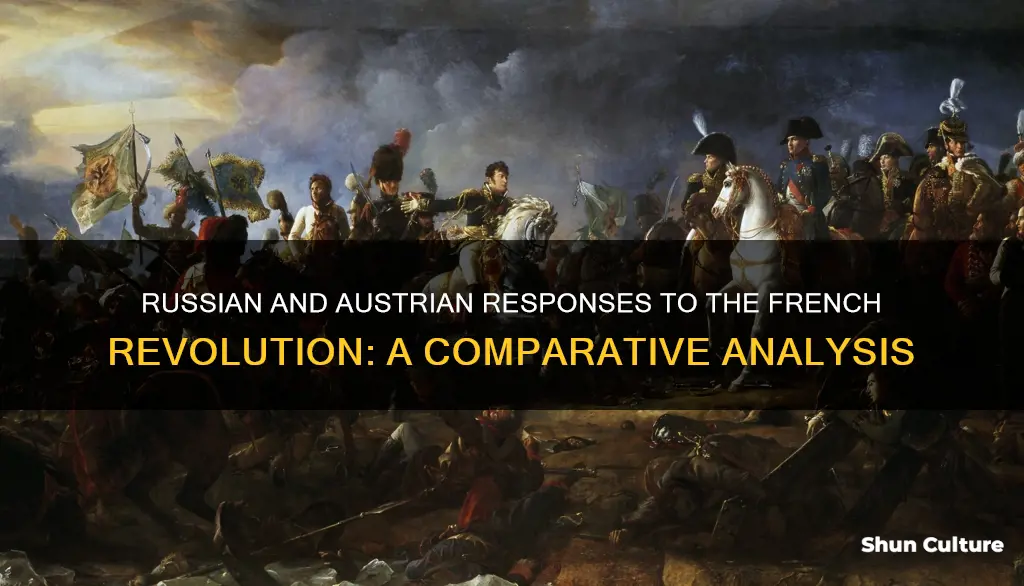 how did russia and austria react to the french revolution