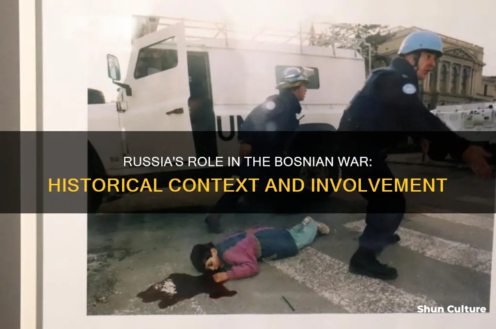 how did russia get involved in the bosnian war