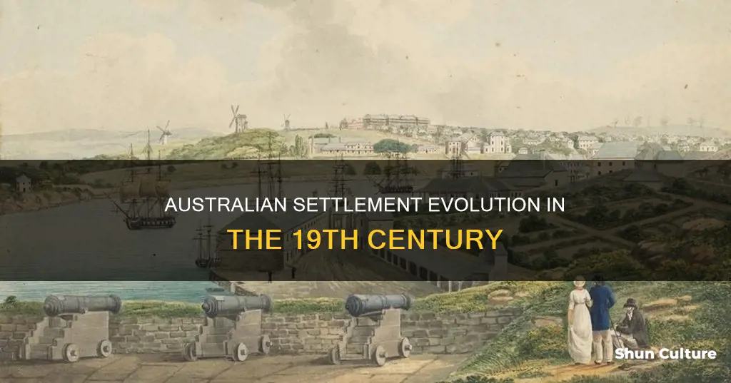how did settlement in australia change in the nineteenth century