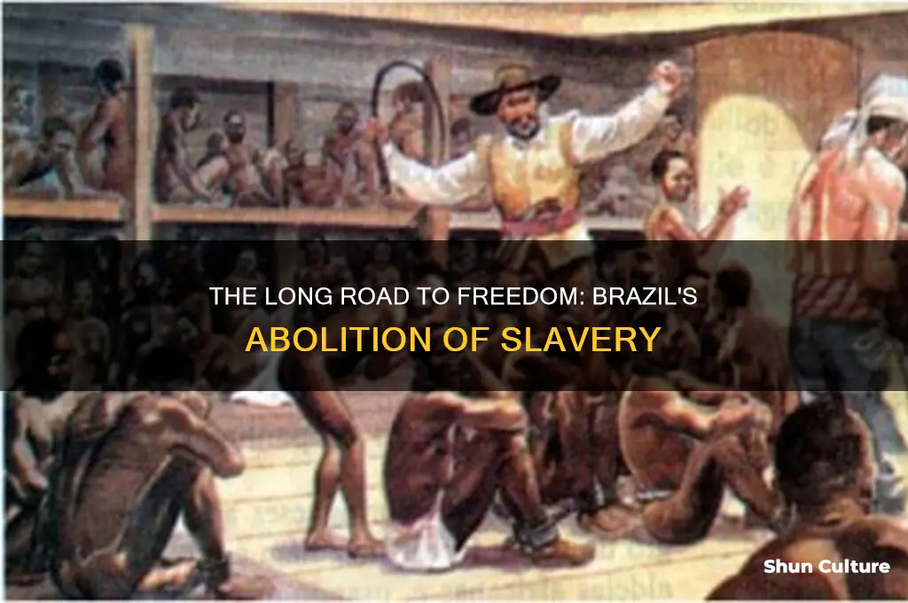 how did slavery end in brazil