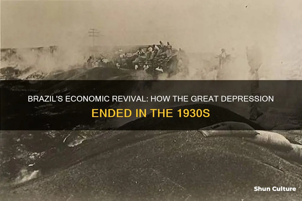 how did te great depression end in brazil