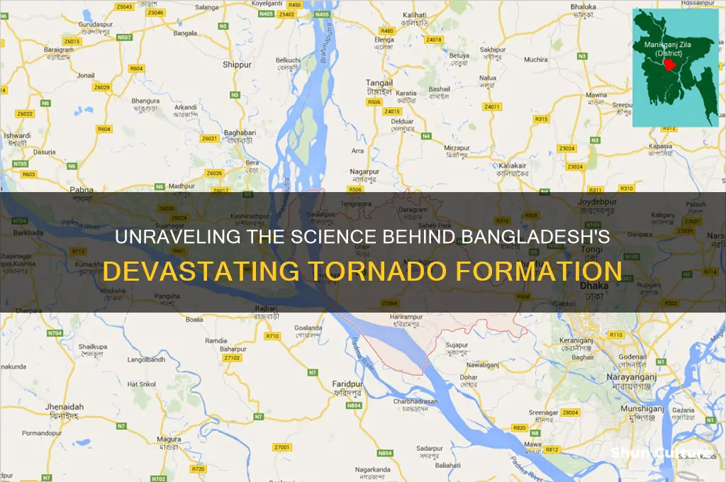 how did the bangladesh tornado form