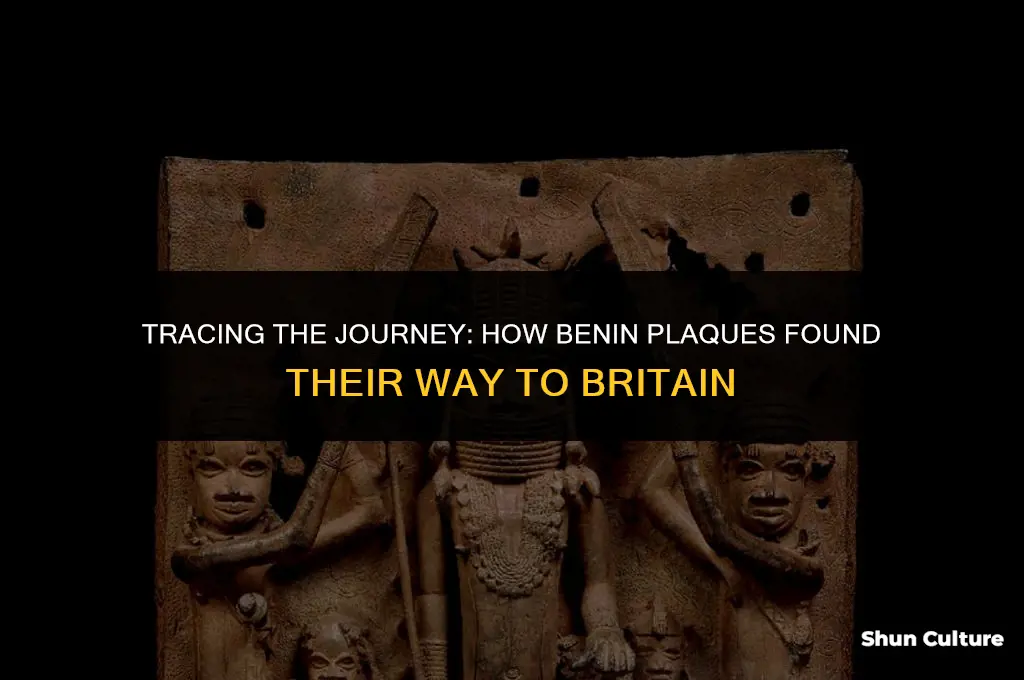 how did the benin plaques end up in britain