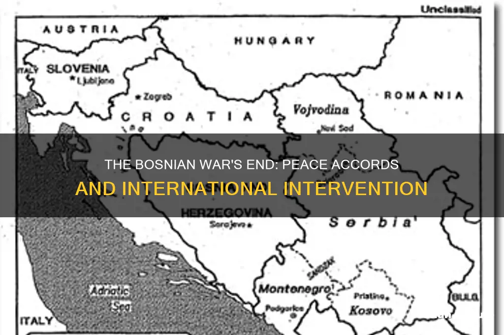 how did the bosnian war end