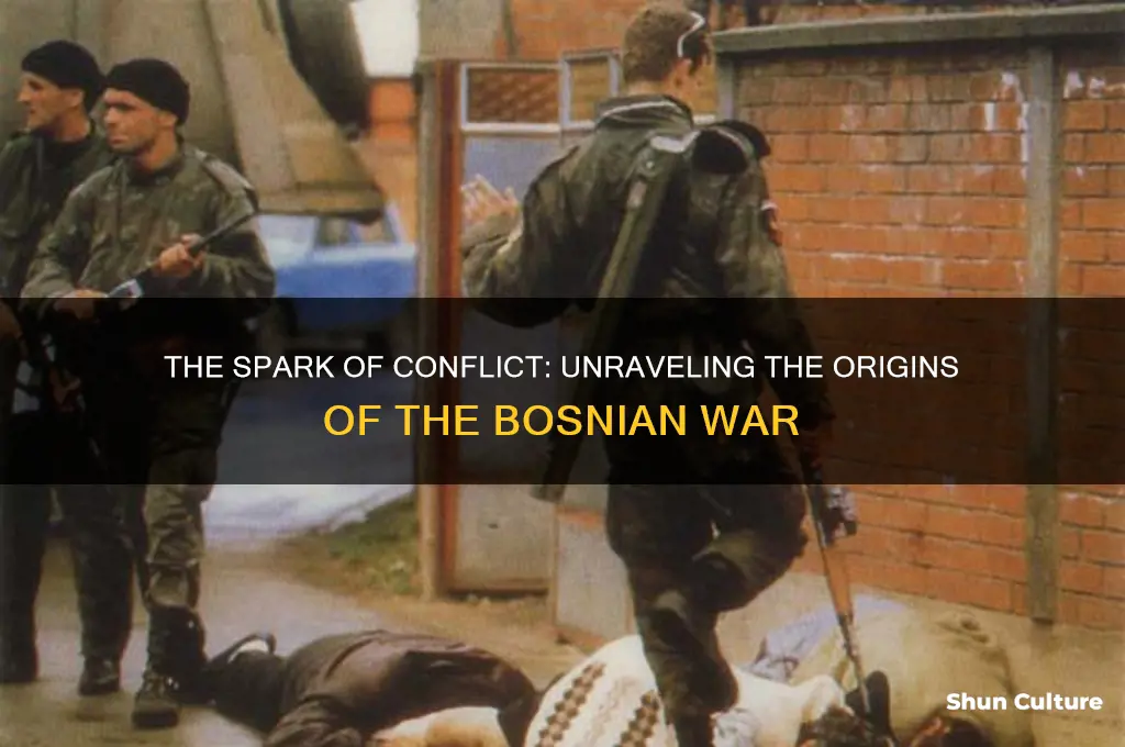 how did the bosnian war start