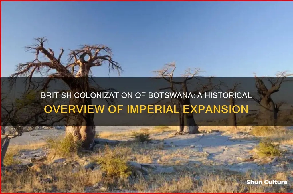 how did the british colonize botswana