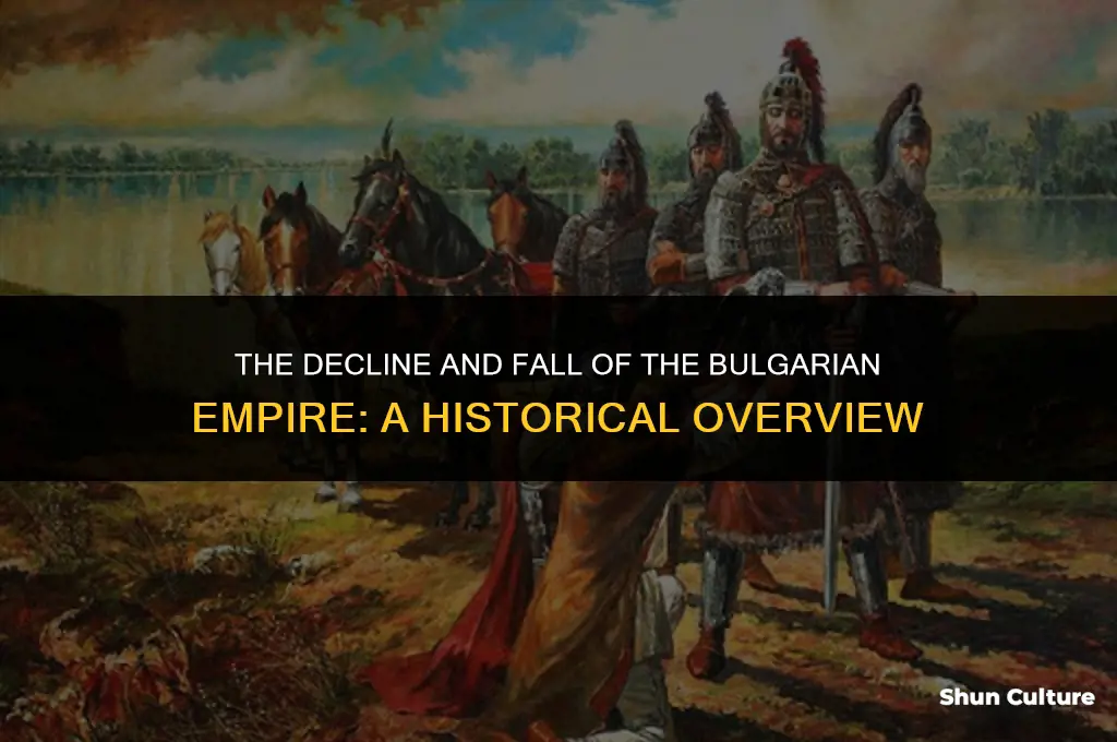 how did the bulgarian empire fall