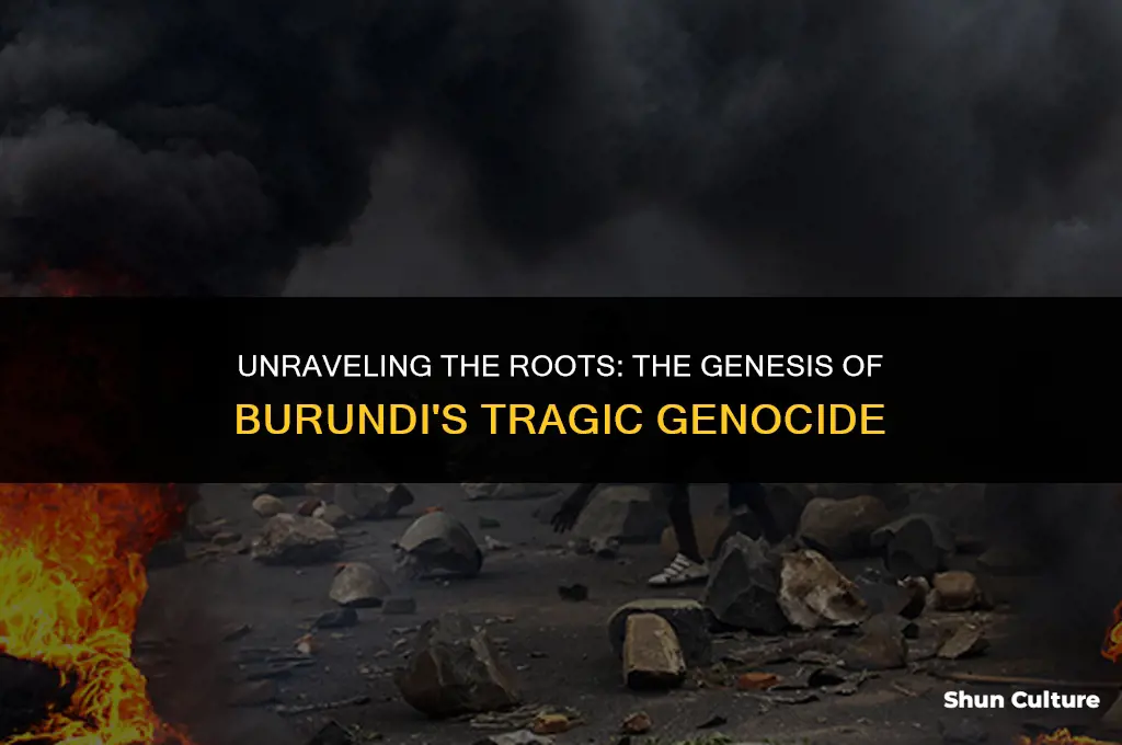 how did the burundi genocide start