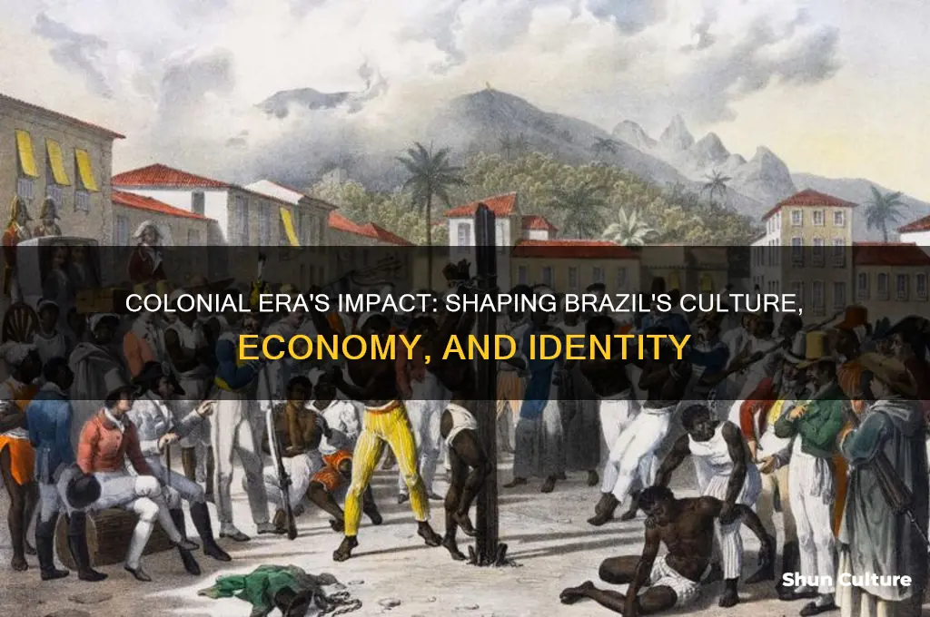 how did the colonial era affect brazil