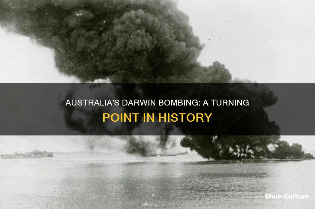 how did the darwin bombing change australia