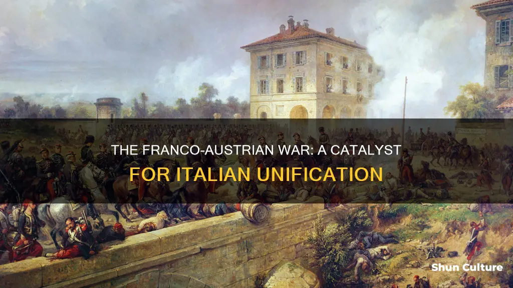 how did the franco austrian war unify italy