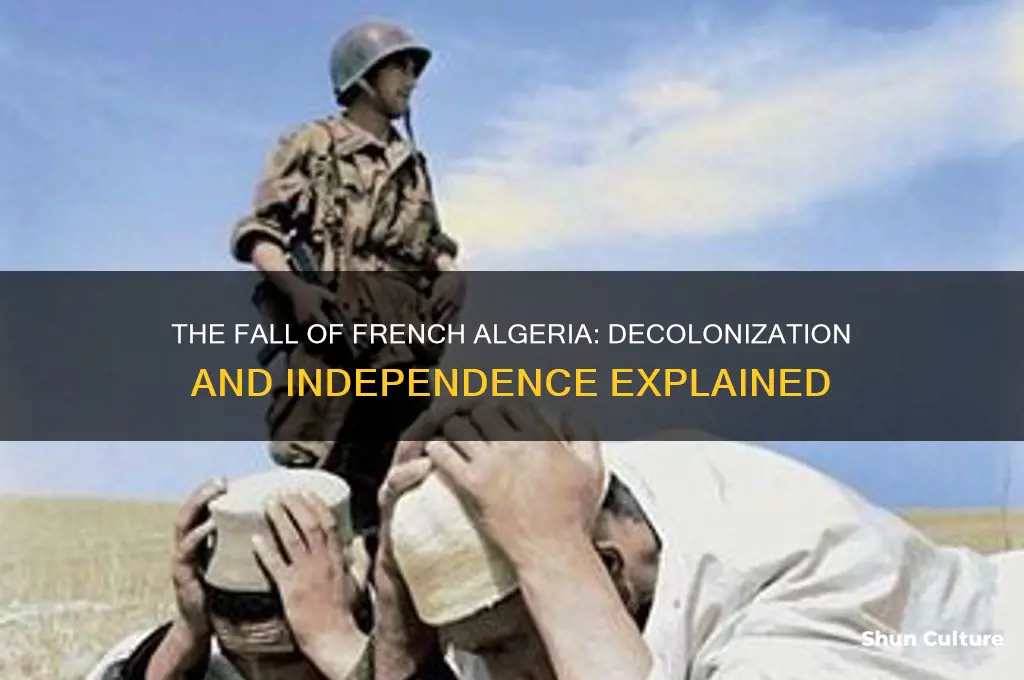 how did the french algerian rule end