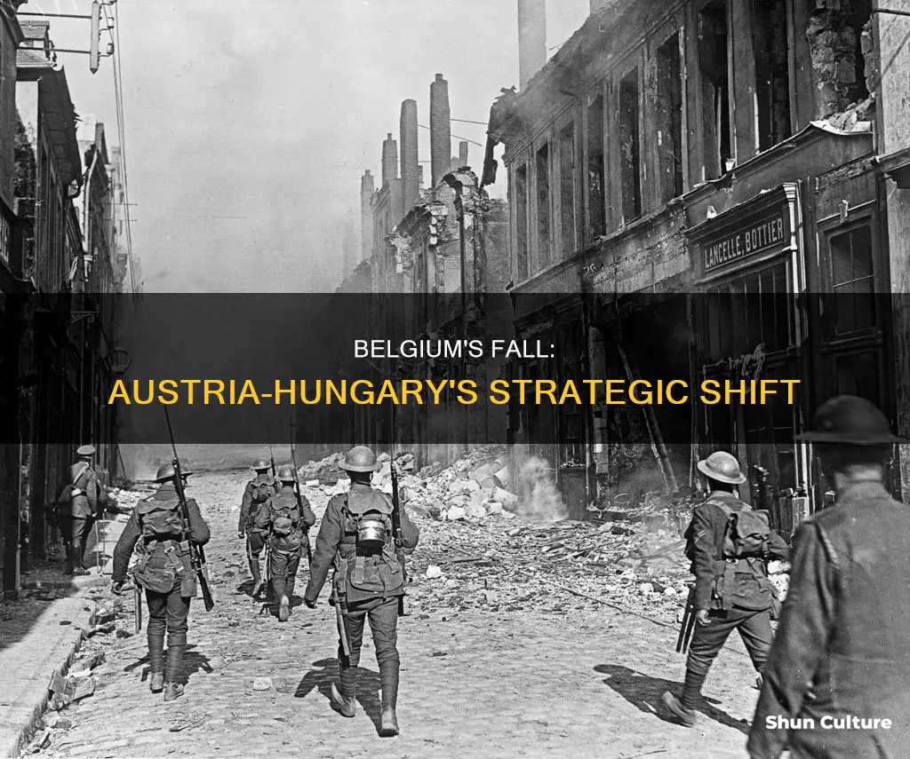 how did the invasion of belgium impact austria hungary