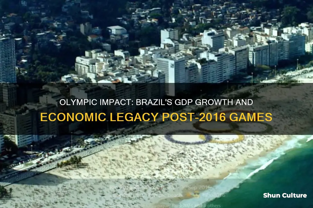 how did the olympics affect brazils gdp