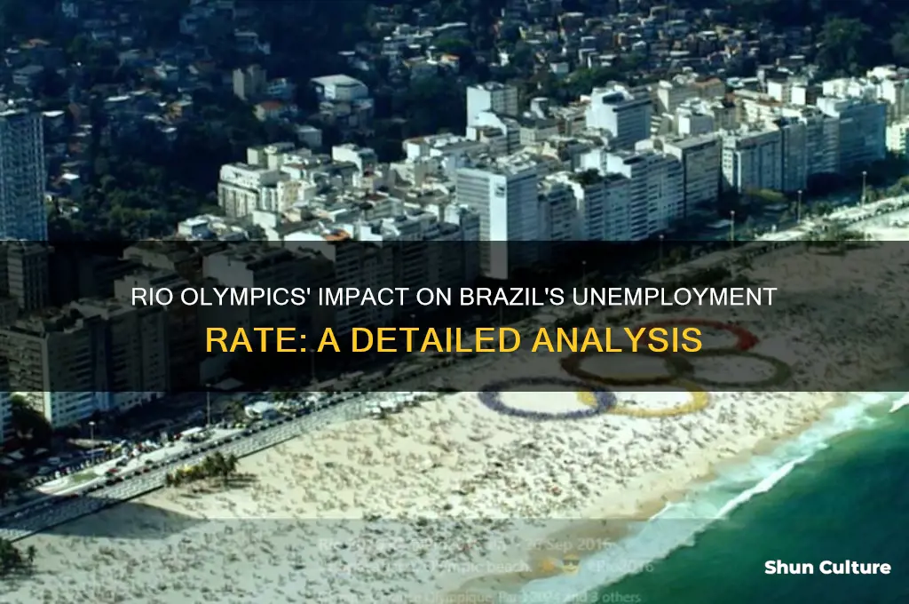how did the olympics affect brazils unemployment rate