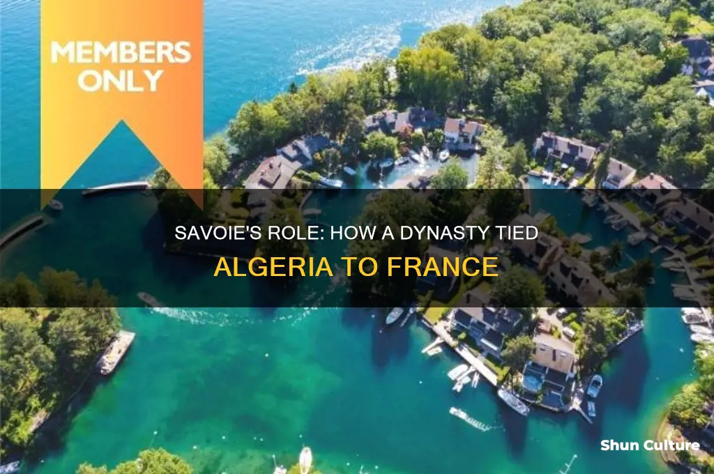 how did the savoie tie algeria to france