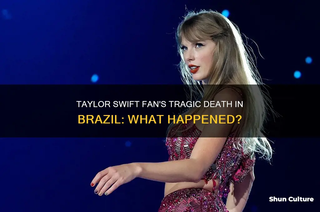 how did the taylor swift fan die in brazil