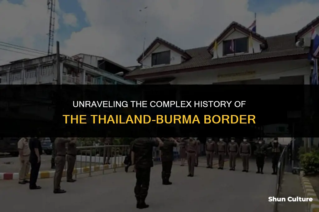 how did the thailand burma border