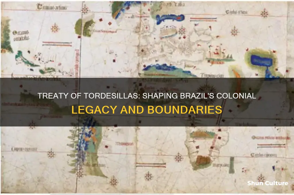 how did the treaty of tordesillas affect brazil