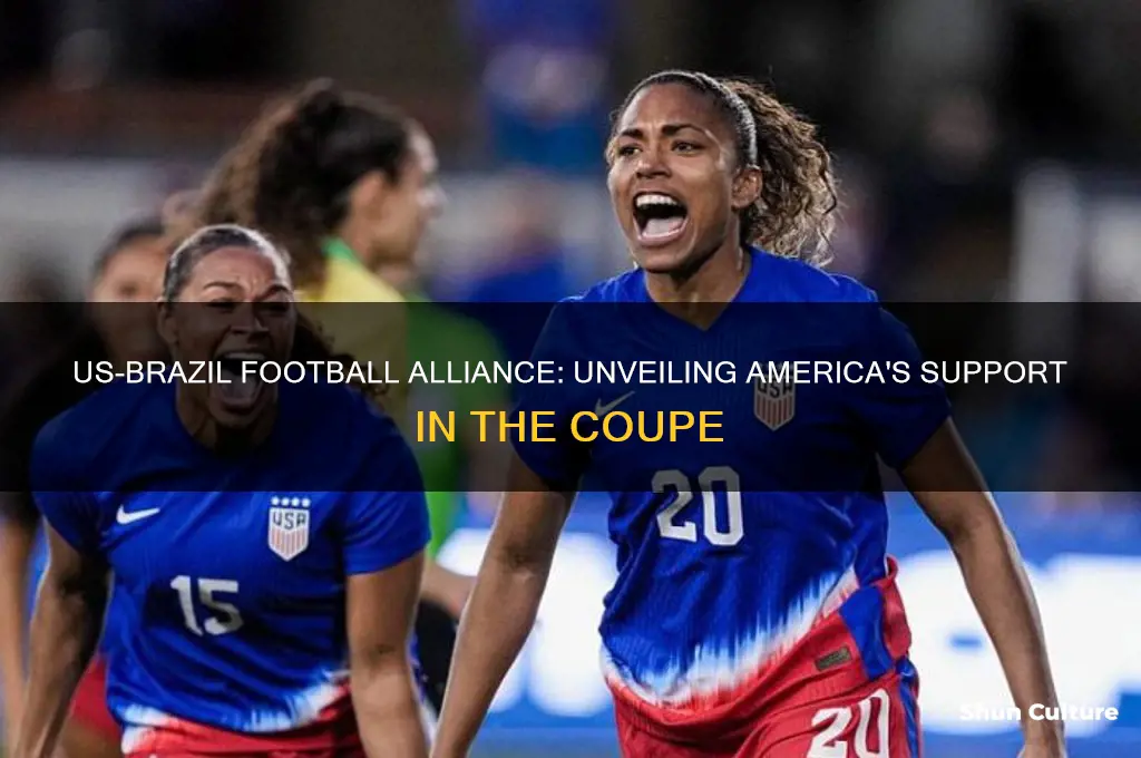 how did the us support brazil in the coupe