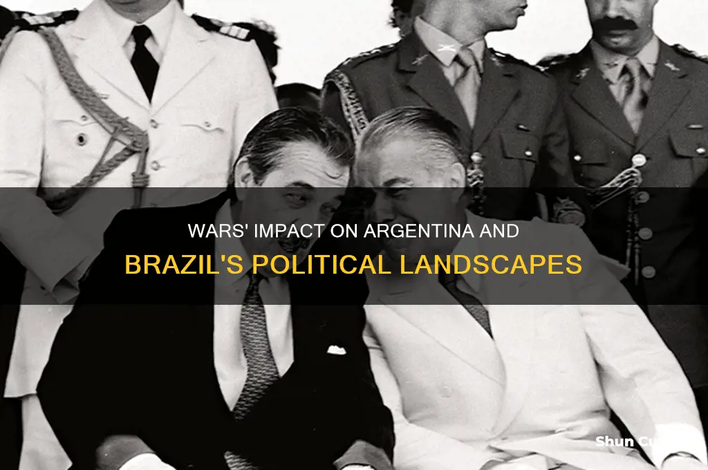 how did the wars affect argentina and brazils political