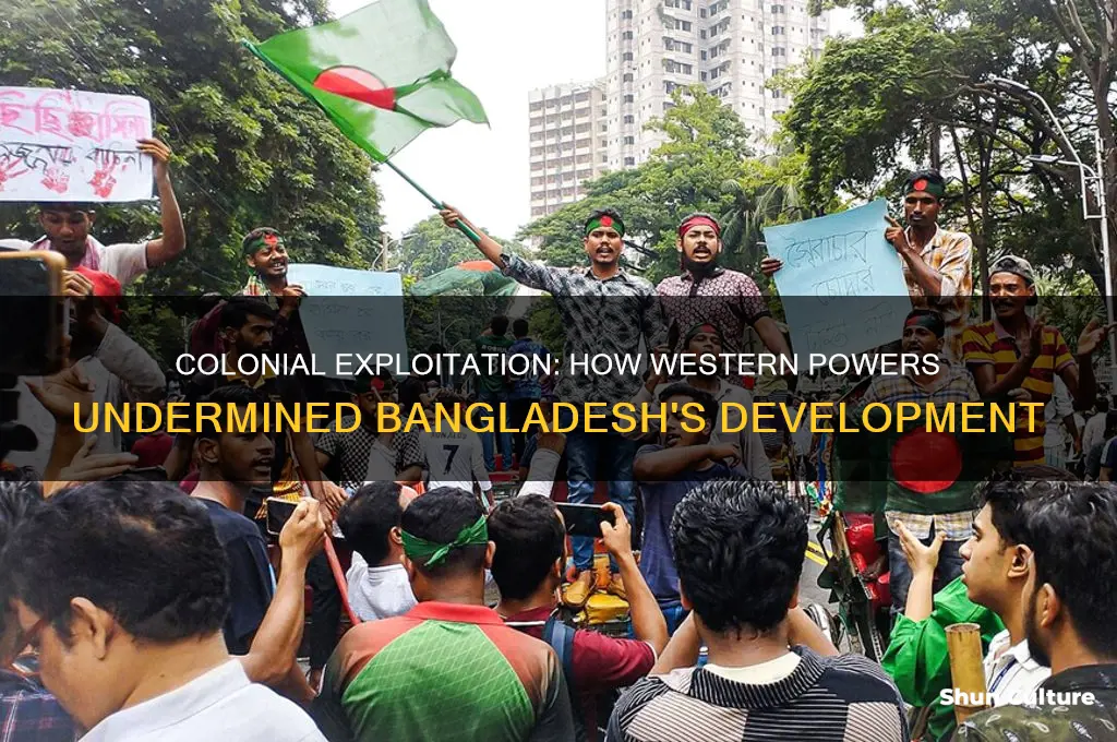 how did the west destroy bangladesh