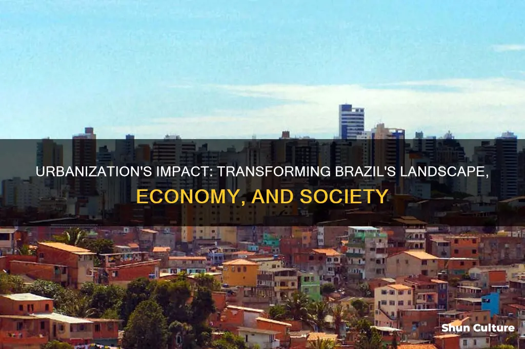 how did urbanization affect brazil