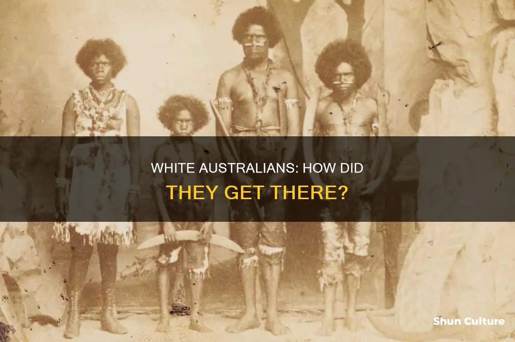 how did white people end up in australia