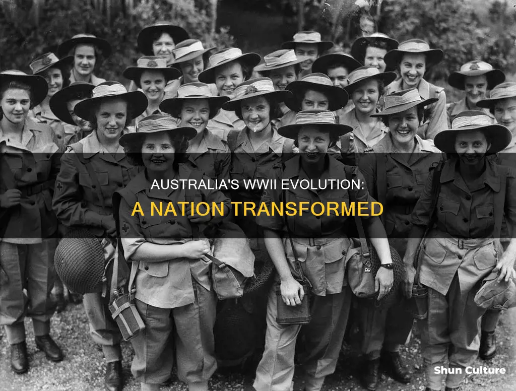 how did world war 2 change australia
