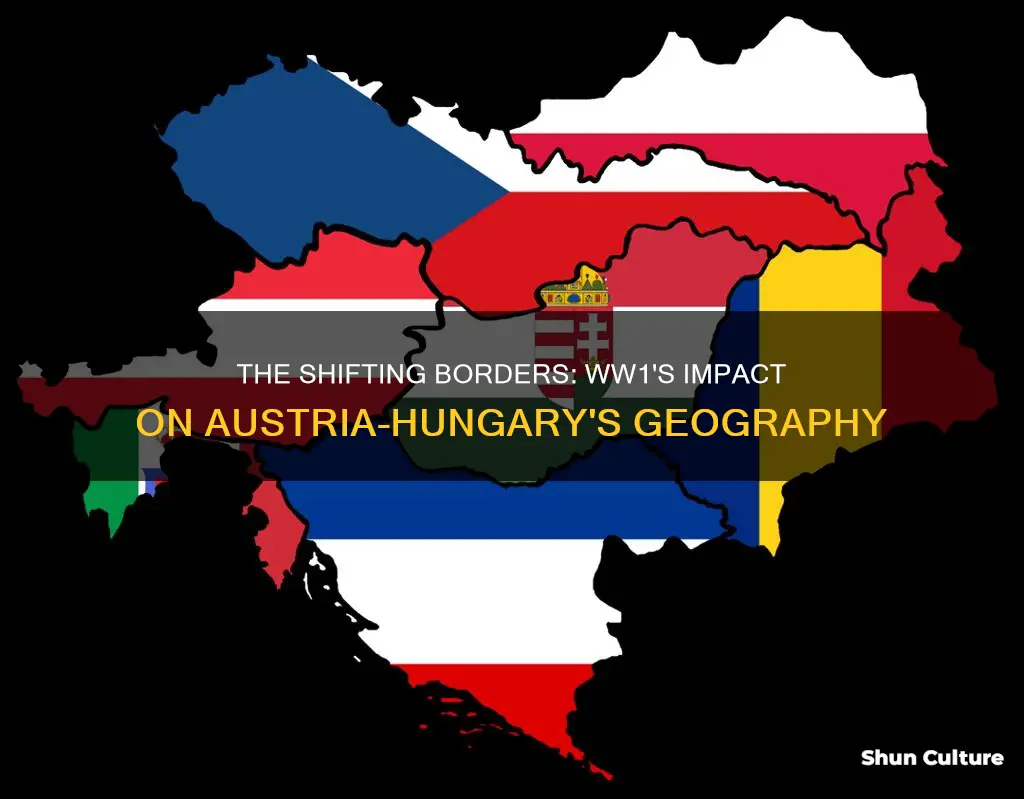 how did ww1 affect the geography of austria hungary