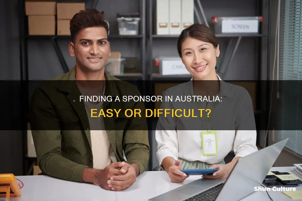 how difficult is to find a sponsor in australia