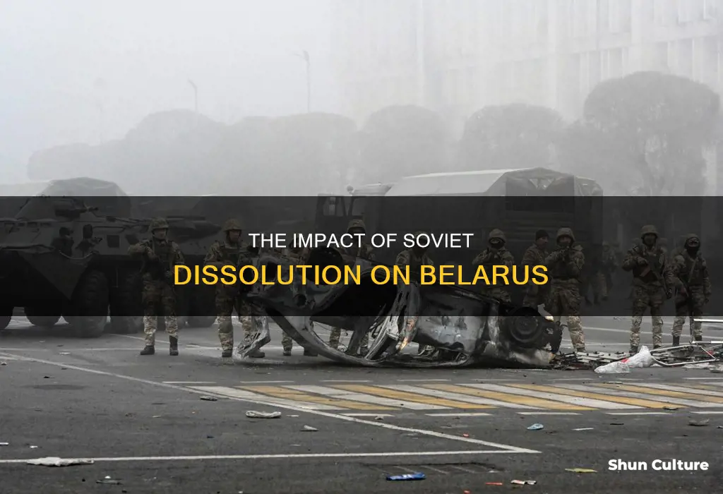 how dissolution of ussr affected belarus