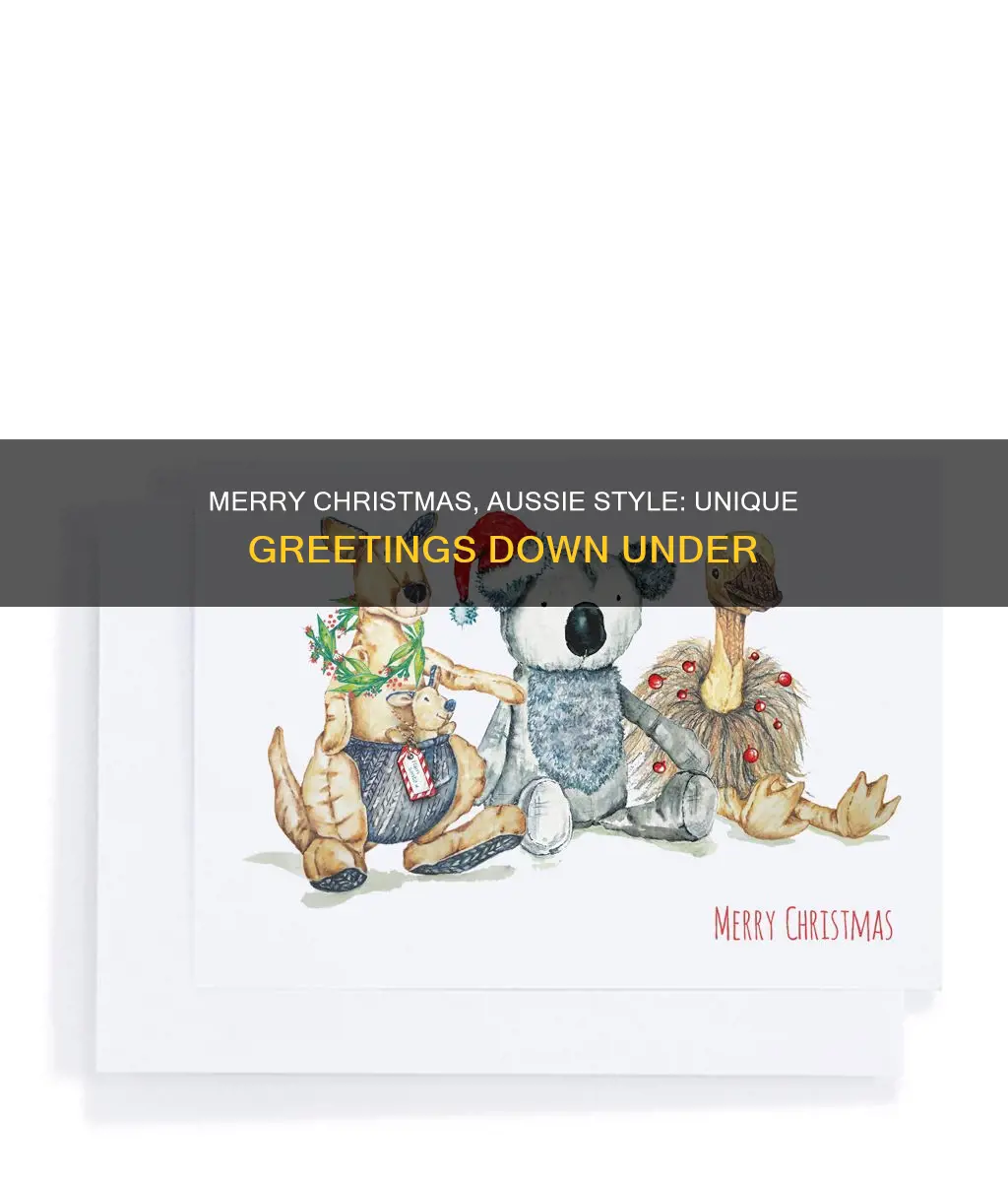 how do australia people say merry christmas