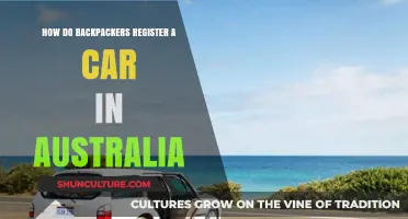 Backpackers: Registering a Car in Australia