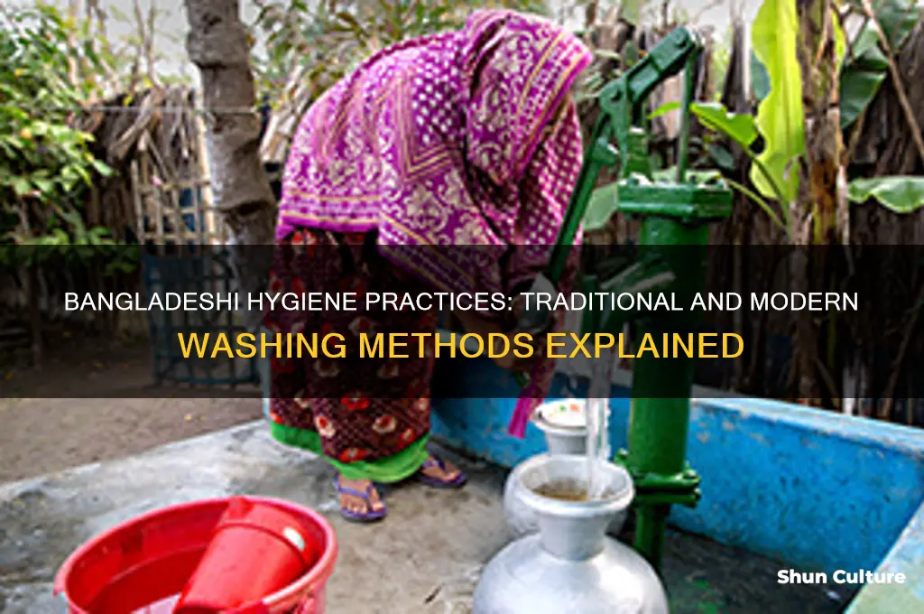 how do bangladesh people wash
