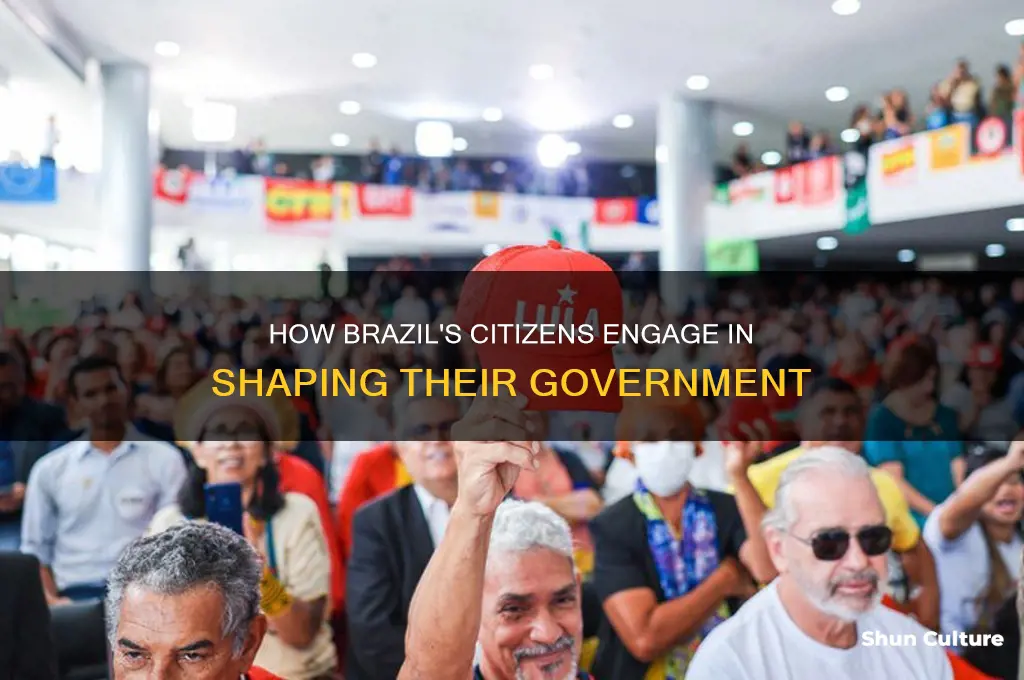 how do brazil citizens participate to be government