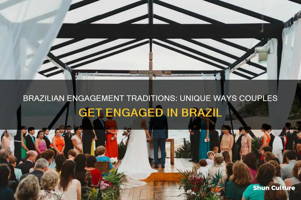 how do couples get engaged in brazil