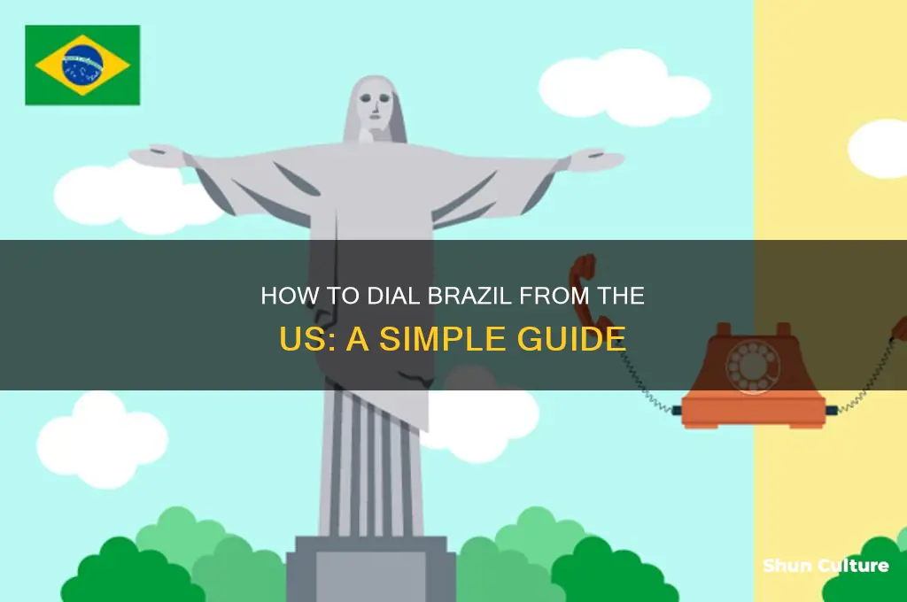 how do dial brazil from us