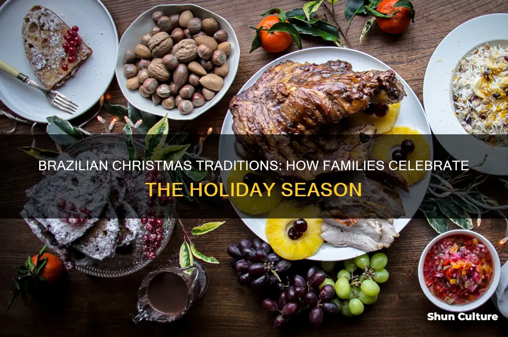 how do families celebrate christmas in brazil