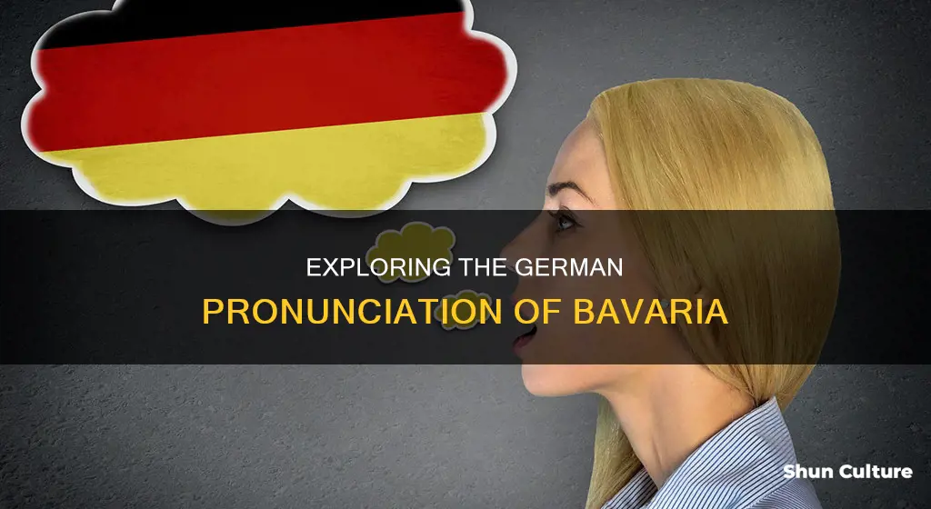 how do germans say bavaria