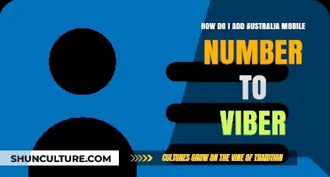 Adding Australian Mobile Numbers to Viber