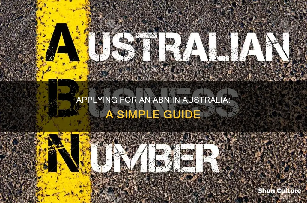 how do I apply for an abn in australia