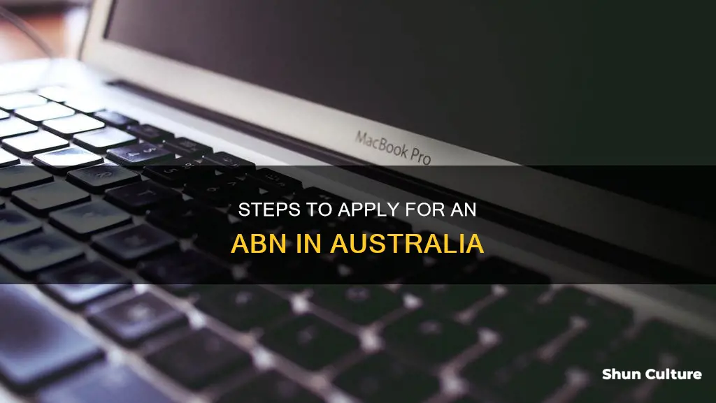 how do I apply for an abn number in australia