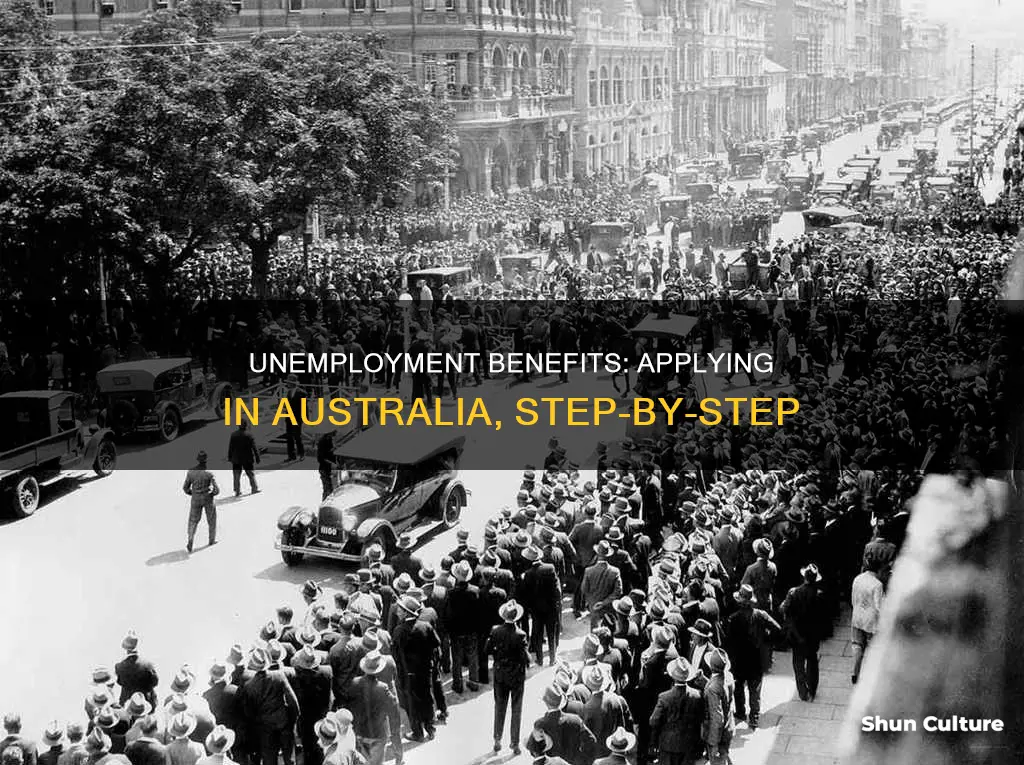 how do I apply for unemployment benefits in australia