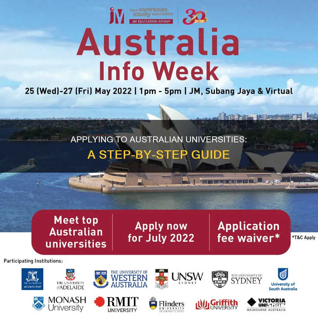 how do I apply for university in australia
