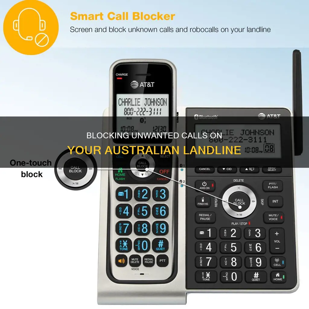 how do I block a number on my landline australia