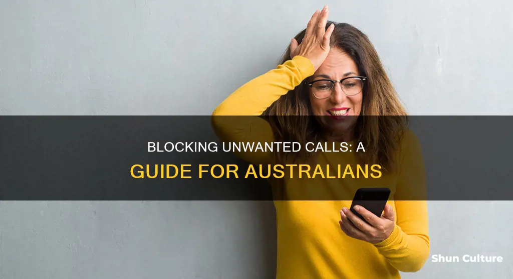 how do I block a phone number australia